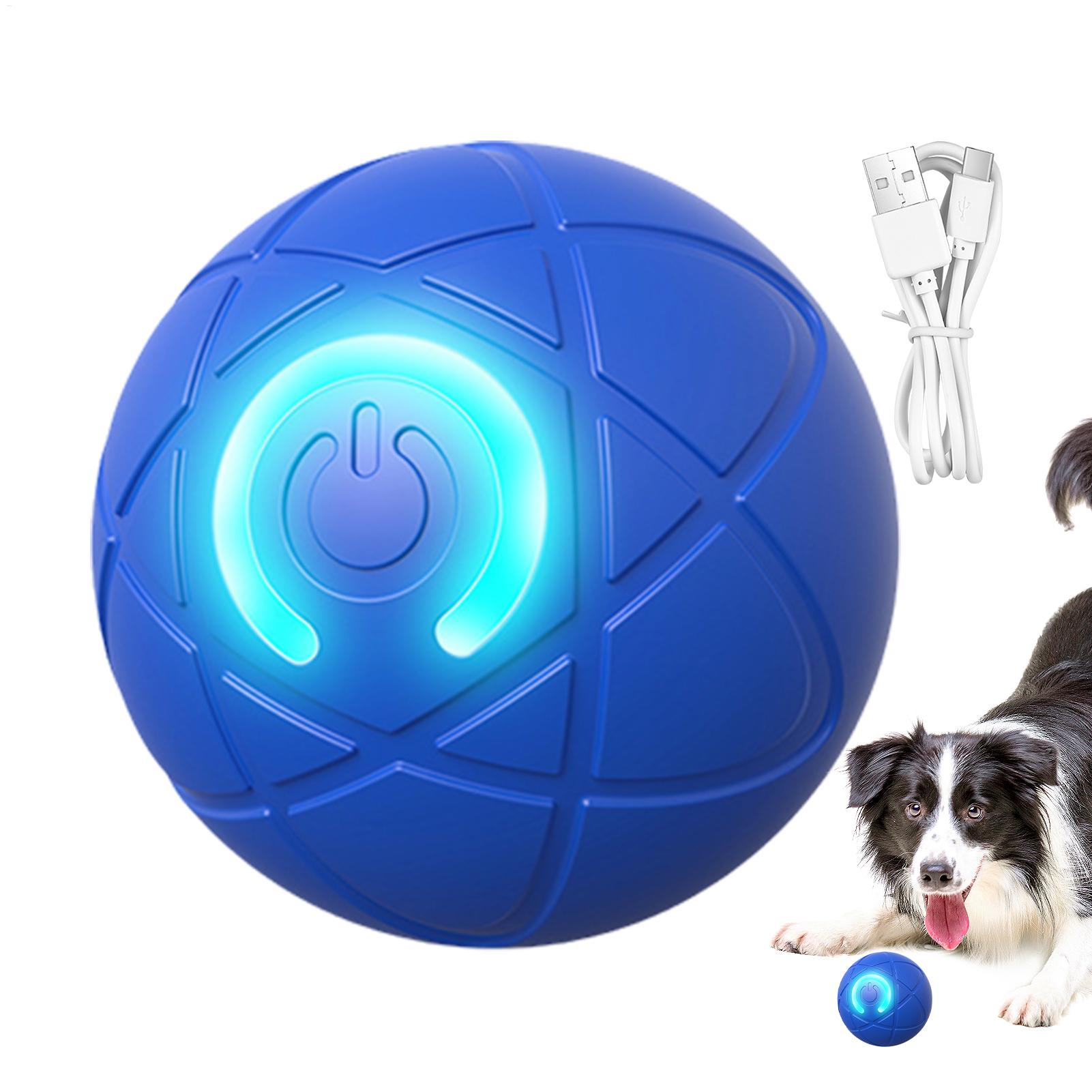 Automatic Moving Dog Ball - Agresif Çiğneyiciler İçin Akıllı İnteraktif Köpek