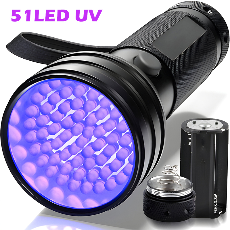 Pet Beds - 9/12/21/51 LED Taşınabilir UV El Feneri