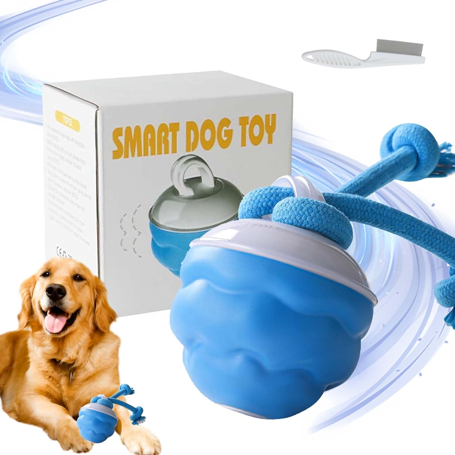 Automatic Moving Dog Ball - Akıllı Köpek Oyuncağı, Otomatik Hareketli Top,