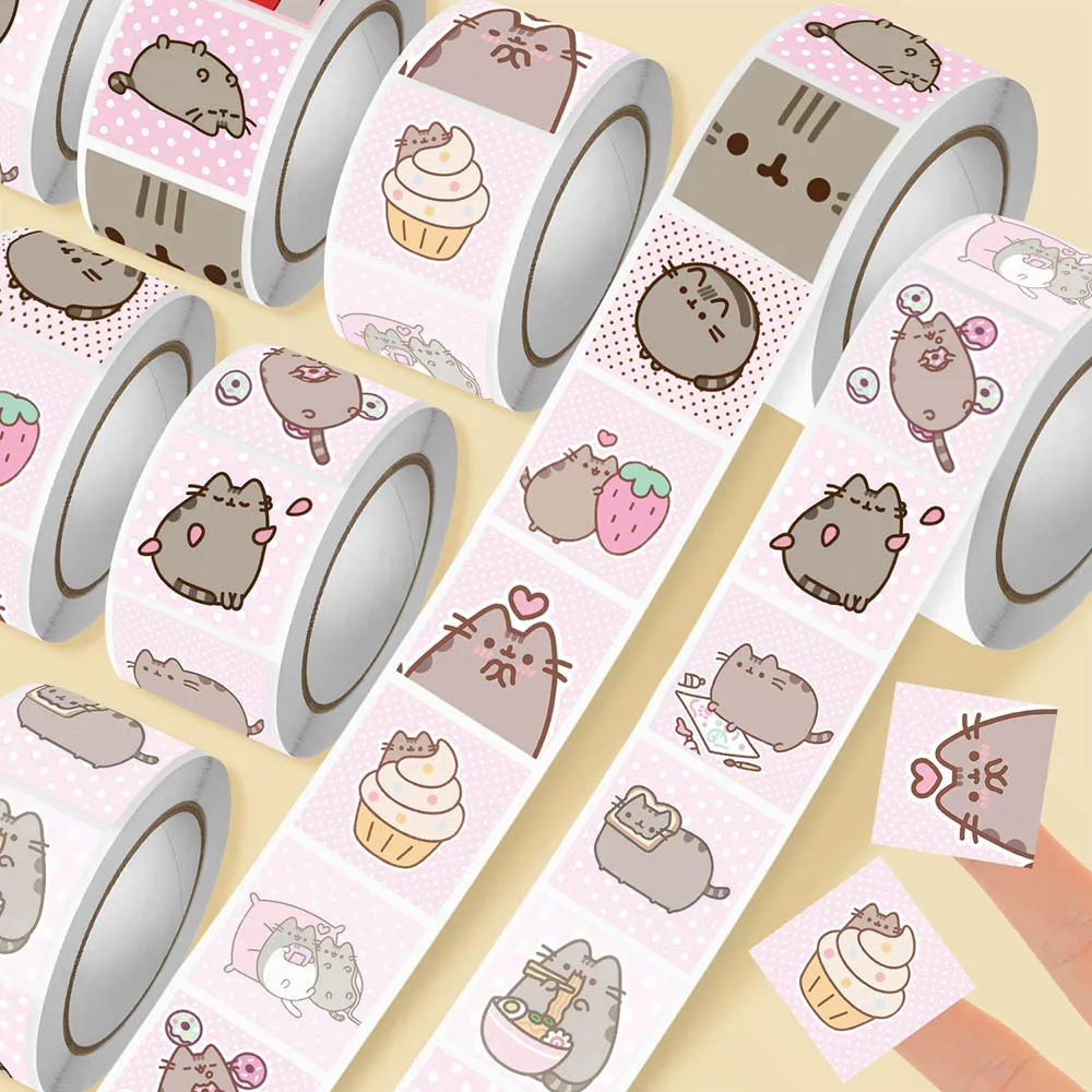 Cat Toys - Hou 500 adet Pusheen Karikatür Kedi