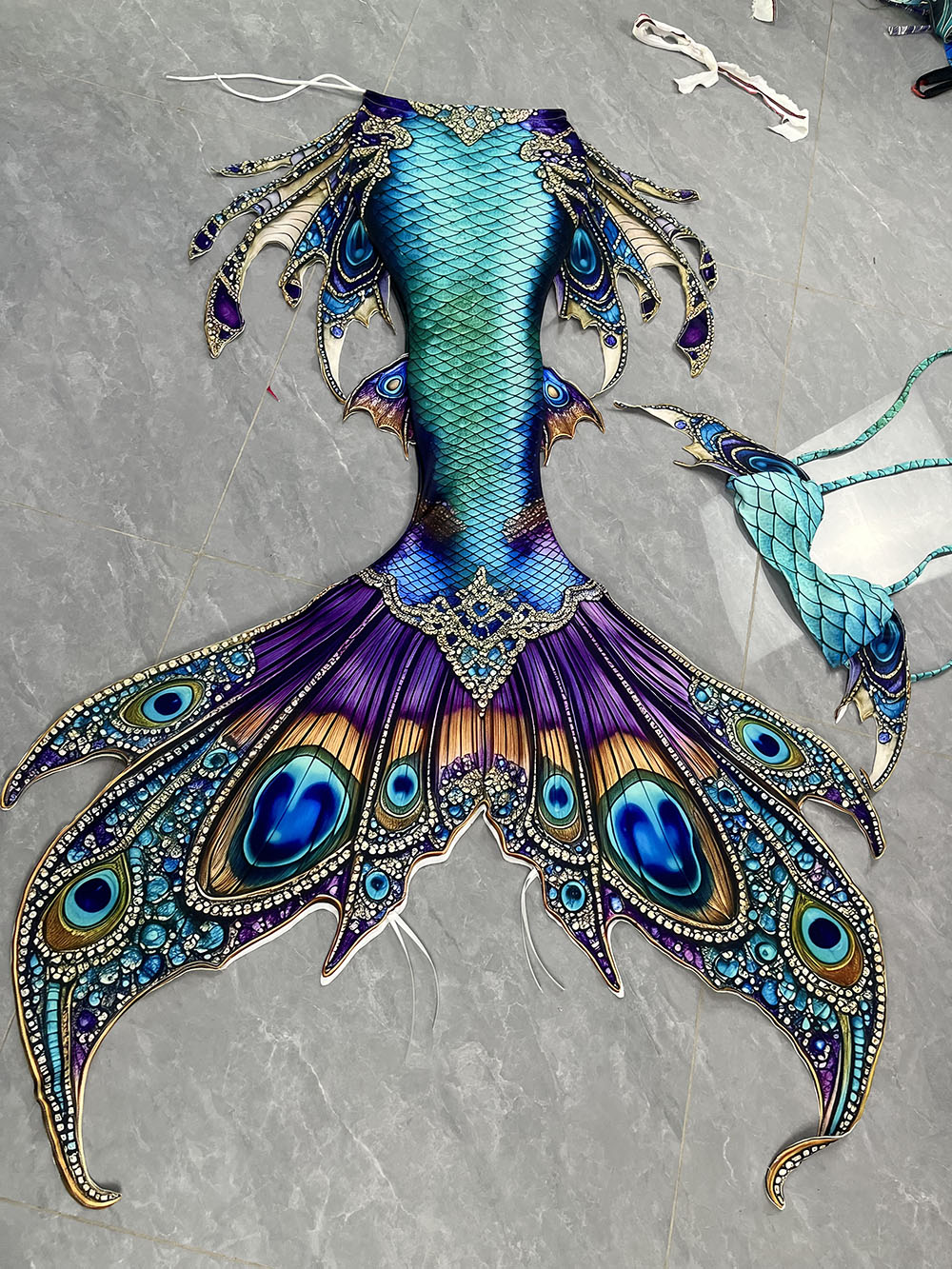 Aquarium - Yeni Desen Denizkızı Kuyruğu Denizkızı Yüzgeçleri