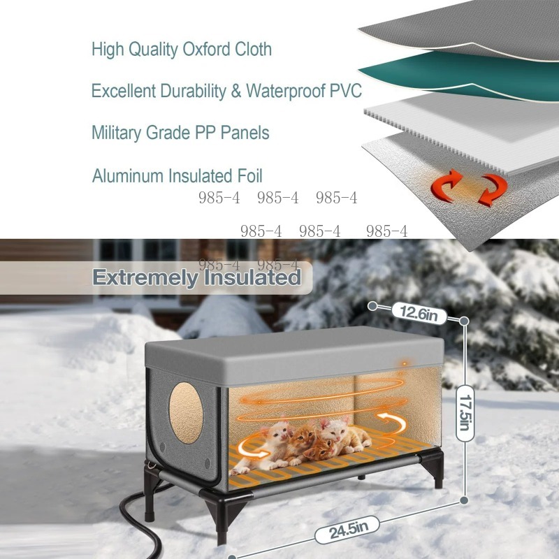 Elektrikli Isıtmalı Dış Mekan  - Pet Beds incelemesi ve fiyatı
