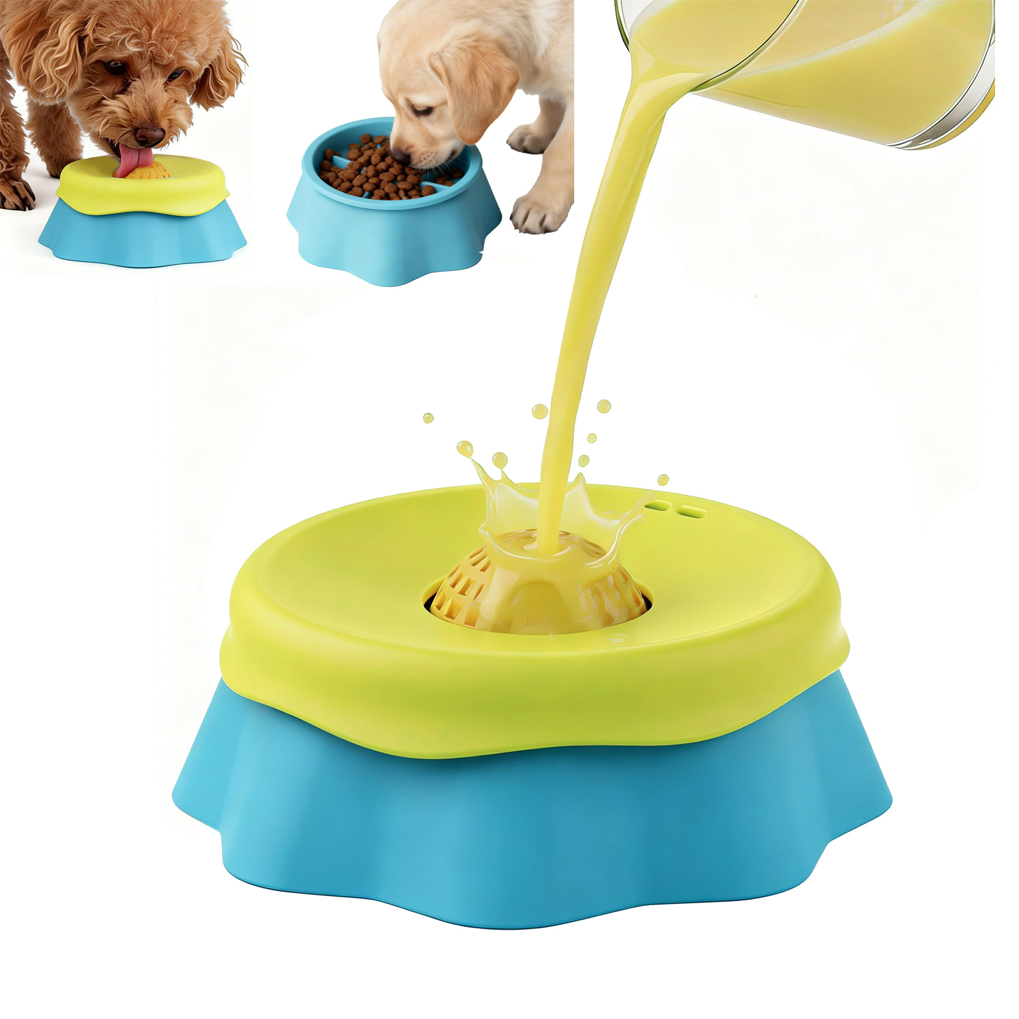 Köpek Yalama Kabı, Sıvı Mama i - Dog Puzzle Feeder Toy incelemesi ve fiyatı